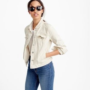 J. Crew Ecru Denim Jacket